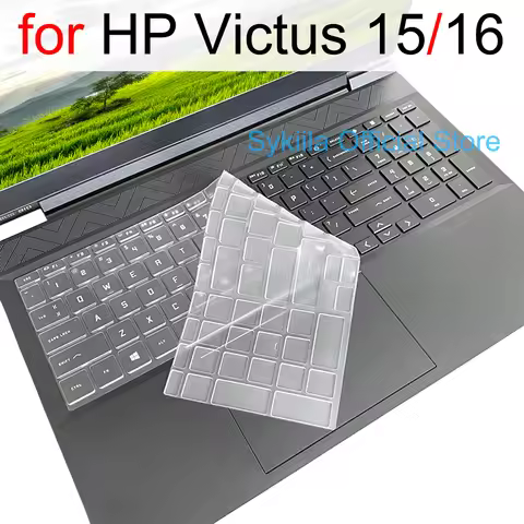 Keyboard Cover for HP Victus 16 15 16t 15t 16z 15z 16-d 15-fb 15-fa 16-s 16-e 16-r Silicone Protecto