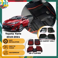 Toyota Yaris 5D Carpet Car Mat Floor Mat OEM Carpet Car Floormat
