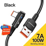 Essager 7A USB C Cable 90 Degree USB Type C Cable for Data Cord