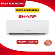 Jual FREE PASANG AC 0.5PK SHARP AH A5UCYN AC 12 PK SPLIT Diskon