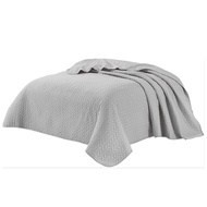 DAVINCI-TRUFFLE ผ้าคลุมเตียง  ขนาด 240×240×0.4ซม. สีเทา