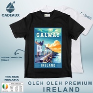 IRLANDIA 6-Piece SOUVENIR T-Shirt ASEAN COUNTRYTAG IRELAND Cotton Combed 24s SOUVENIR PREMIUM GIFT