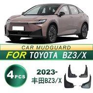 Suitable for 23 Toyota bZ3/X Car Tire Mudguards Soft Rubber Mudguard Leather Accessories Upgrade Mod