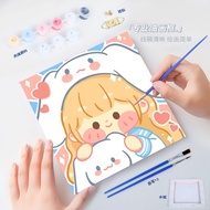 Canvas PAINTING BY NUMBER PAINTING COLORING CHILDREN'S WORKSHOP CANVAS - CANVAS SIZE 20X20 CM