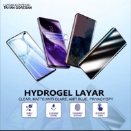 LAYAR Anti-Scratch Hydrogel Screen Front and Rear Clear Realme C75 C35 C3 C31 C67 C65 C55 Full Scree