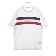 【二手，B級】 MONCLER MAGLIA 男士白色純棉T卹