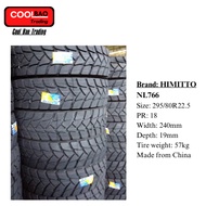 295/80R22.5 LORI TAYAR BARU BUNGA KASAR HIMITTO BUATAN CHINA LIGHT TRUCK NEW TAYAR CHINA MADE