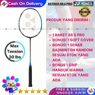 Promo Lengkap Raket Badminton Yonex Astrox 88D PRO / 88S PRO 88d / 88s 30 Lbs Bonus Cover + SENAR 66+ Grip  Asean Premium Spec Original  Grand Year End Sale 12 12 - Bonus Cover + SENAR 66+ Grip  Asean Premium Spec Original - Naffay Sports