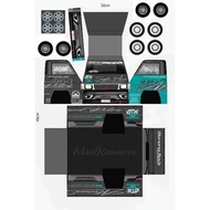 POLA STUKER MINIATUR L300 MODIPIKASI KREN/SETIKER CROMO PICKUP