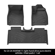 พรมพื้นรถยนต์แบบครอบเต็ม AVATAR11 สำหรับรถยนต์ขับข้างขวา ป้องกันการเปื้อน ผลิตจากยางเทียม TPE คุณภาพ