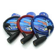 KST Bicycle Bike Cycle Spiral Steel Cable Lock/Strong Security Chain Bicycle Lock