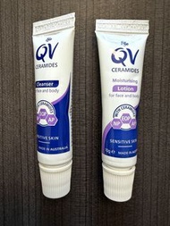 QV 潤膚潔面乳及潤膚露旅行套裝(10g)