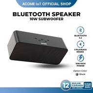 ACOME Speaker Bluetooth A16 5.2 10W High Power 3Playback Modes Garansi