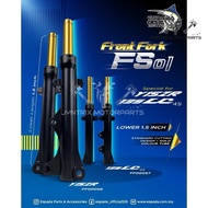 ESPADA FRONT FORK GOLD TUBE LOWERED STANDARD CUTTING Y15 Y16 ABS LC4S LC135 4S PENDEK 1.5INCI TUBE E