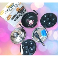 Oxford NONSTICK Multi KADAI 3 in 1-10 IDLIES (with NONSTICK IDLI Plates & Steamer Plate