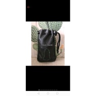 Beg Uncang duit syiling kulit jahit tangan