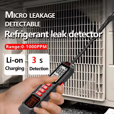 High Sensitivity Freon Leak Detector Halogen Leak Detector R22 R410A R134A R1234YF Refrigerant Gas H