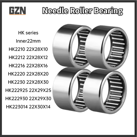 2/4PCS Free S hipping HK Series Inner Diameter 22mm Needle Roller Bearing HK2210 2212 2216 2218 2220