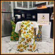 Sunflower Print Chair Cover | Monoblock Chair Cover