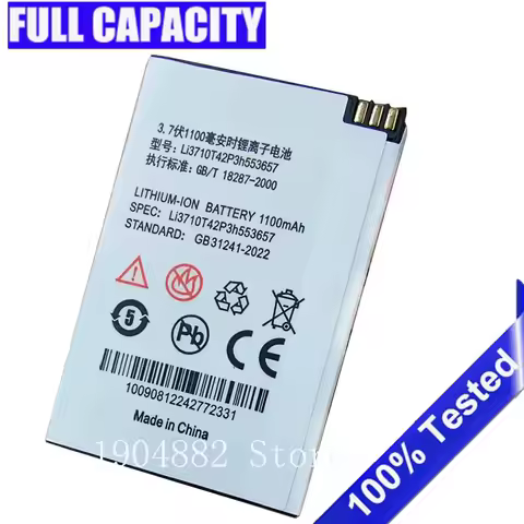 New Li3710T42P3h553657 Battery for ZTE S302 , Capitel CBS718 S718 MP-S-I , MyPhone 1050 JUST5 CP09 M