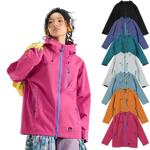 New Hiking Jacket For Women Lightweight Windbreaker Loose Fit Raincoat Hiking Jacket Hooded Camping 