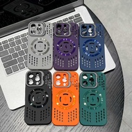 All-Inclusive Cooling Magnetic Bracket Apple 16promax Phone Case Summer 13 Foreign Trade 15