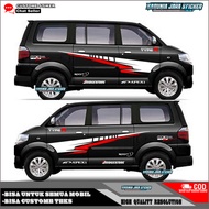 APV Car Stickers, APV Racing Motorsport Stickers, Cutting Stickers, Suzuki APV Car Body Variations