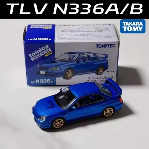 TAKARA TOMY TOMYTEC 1/64 TLV N336A/B SUBARU WRX STi Alloy Motor Vehicle Diecast Models Car Toys Coll