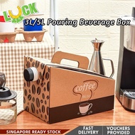 3L/5L Beverage Dispenser Disposable Coffee Dispenser Insulated Disposable Paper Coffee Box Container