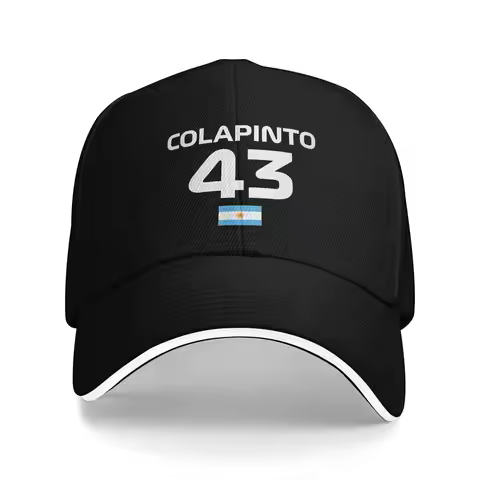 Racing Colapinto Driver Car Franco FC43 Argentina Flag Ladies Baseball Caps Mens Custom Trucker Cap 