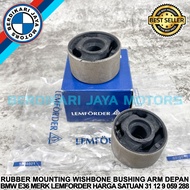 BUSHING LOWER ARM FRONT BOTTOM WING RUBBER MOUNTING WISHBONE BMW E30 E36 ORIGINAL LEMFORDER UNIT PRI