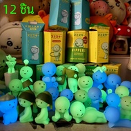 Hot Glow Smiski หลาย Series ห้องน้ํา Bath Living Party Series ตกแต่งมินิรูปตุ๊กตากล่องตาบอดของเล่นคร