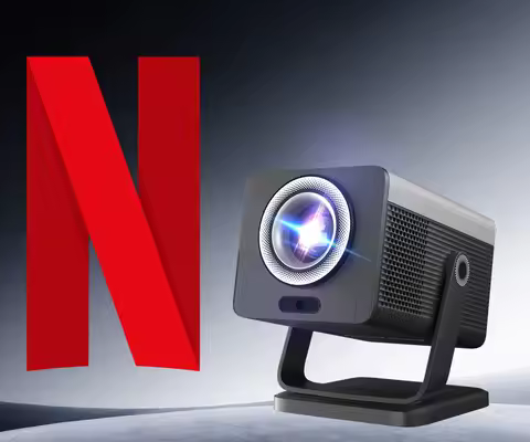 HP MC450 Home Smart Projector Supports 4K Decoding Android 14 Dual Wi Fi 6 290ANSI Full HD H726 Blue