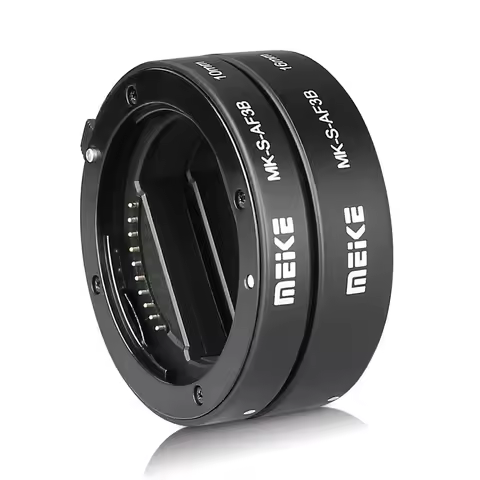 Meike Auto Focus Macro Extension Tube Ring 10mm 16mm For Sony ZV-1 ZV-E10 II A6700 A7 A7ii NEX-3 NEX