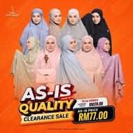 [AS-IS QUALITY] TELEKUNG TEJA by TELEKUNG HIQMAH Telekung Travel Premium Cotton Micro Sulam Corak So