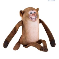 ELLSWORTH Monkey Plush Dolls, Sleeping Cartoon Anime Monkey Plush Toys, Creative Hugging Decoration 