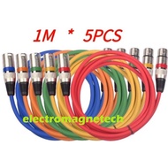 5PCS XLR Cable male to female DMX cable Audio Cable