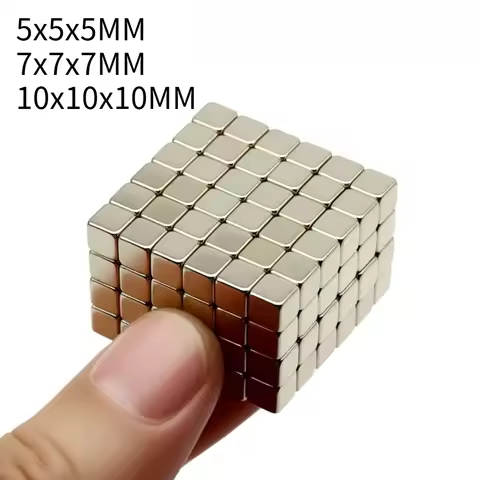 Square Magnet 5x5x5MM 7x7x7MM Rectangular Pothook Cubic Refrigerator Magnet Used Repeatedly Fridge M