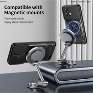 Armor Slide Lens Funda for Motorola Moto G84 5G Case Rotate Magnetic Ring Cover for Motorola G84 5G 