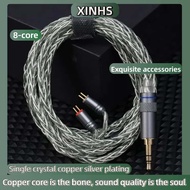 Cáp nâng cấp tai nghe HiFi 8 lõi OCC XINHS-20 với chất lượng âm thanh rõ ràng cắm 25 / 35 / 44mm thí