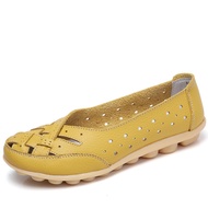 100% Kulit Import Sepatu Kerja Wanita Flat Shoes Nyaman Cewek Kekinian Sepatu  Flatshoes Kantor Empu