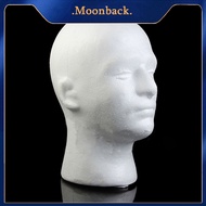 Moon Male Mannequin Head Foam Wig Stand Manikin Head Wig Cap Holder for Store Salon Home