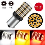 New 2-Pack 1156 T20 LED Bulbs BA15S BAU15S Turn Signal P21W 7440 1157 BAY15D Amber White Red CanBus 