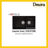 [BIG DEAL] Hafele 570.37.390 (BK) Double Bowl Kitchen Sink