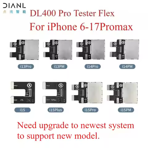 DL400 Pro LCD Screen Test Flex Cable For iPhone 15 16 Plus 14 13 12 11 Pro Max X XS 8 7 MAX Display 