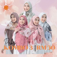 Hijab Galeria Cotton Polka Tudung Bawal Cotton Bidang 60