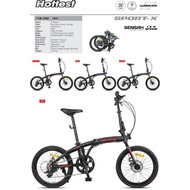 Hottest Sport X 20"(451) Folding Bike Aluminum Frame 9speed