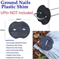 50pcs DIY Metal U Pins Galvanised Artificial Grass Turf Mat Pegs Staples Garden Weed