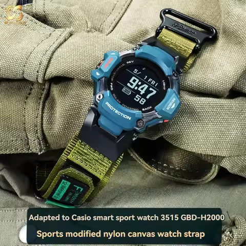 For Casio G-SHOCK Series 3515 GBD-H2000 Series Modified Sports Outdoor Nylon Breathable Men's Canvas