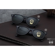 RB2140F 901 ORIGINAL WAYFARER Black Eyeglass Frames Green And Lens G15
